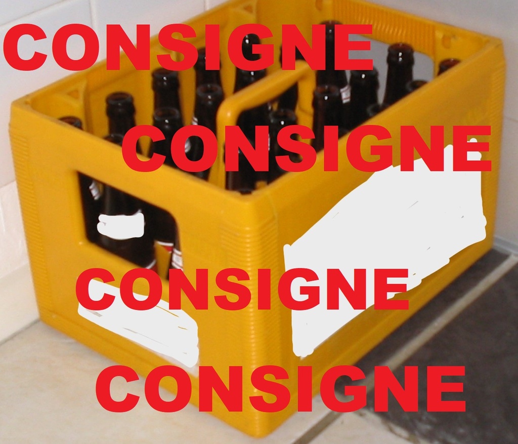 Consigne bac de bière