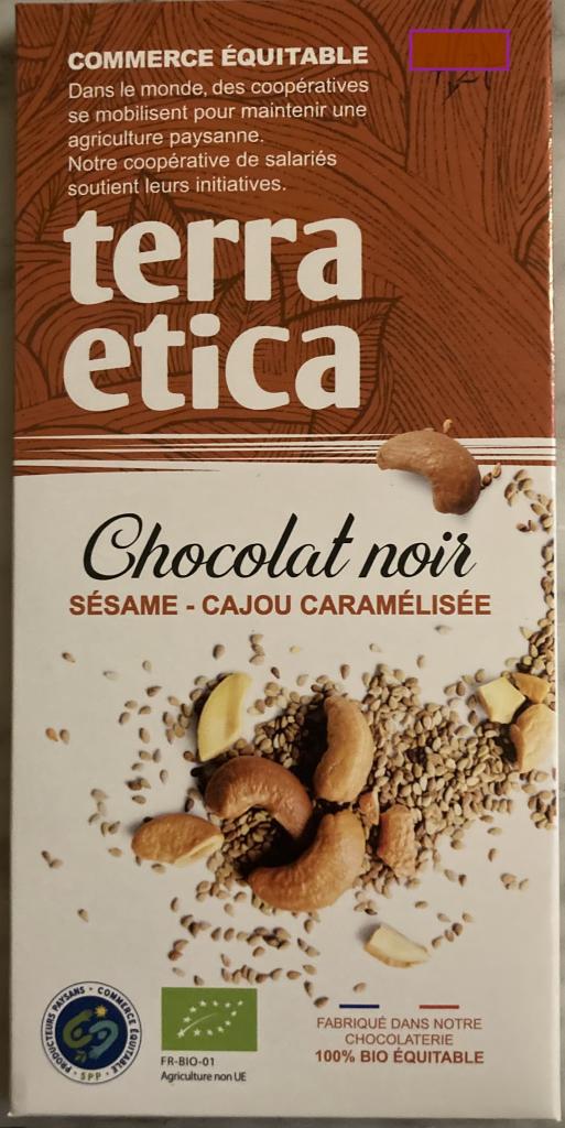 Chocolat noir Sésame-Cajou caramélisé PPR