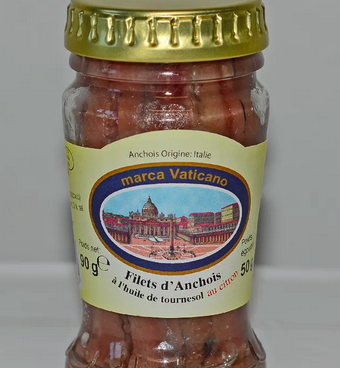 Filets d'anchois citron à l'huile de tournesol PPR